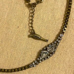 VINTAGE crystal necklace
